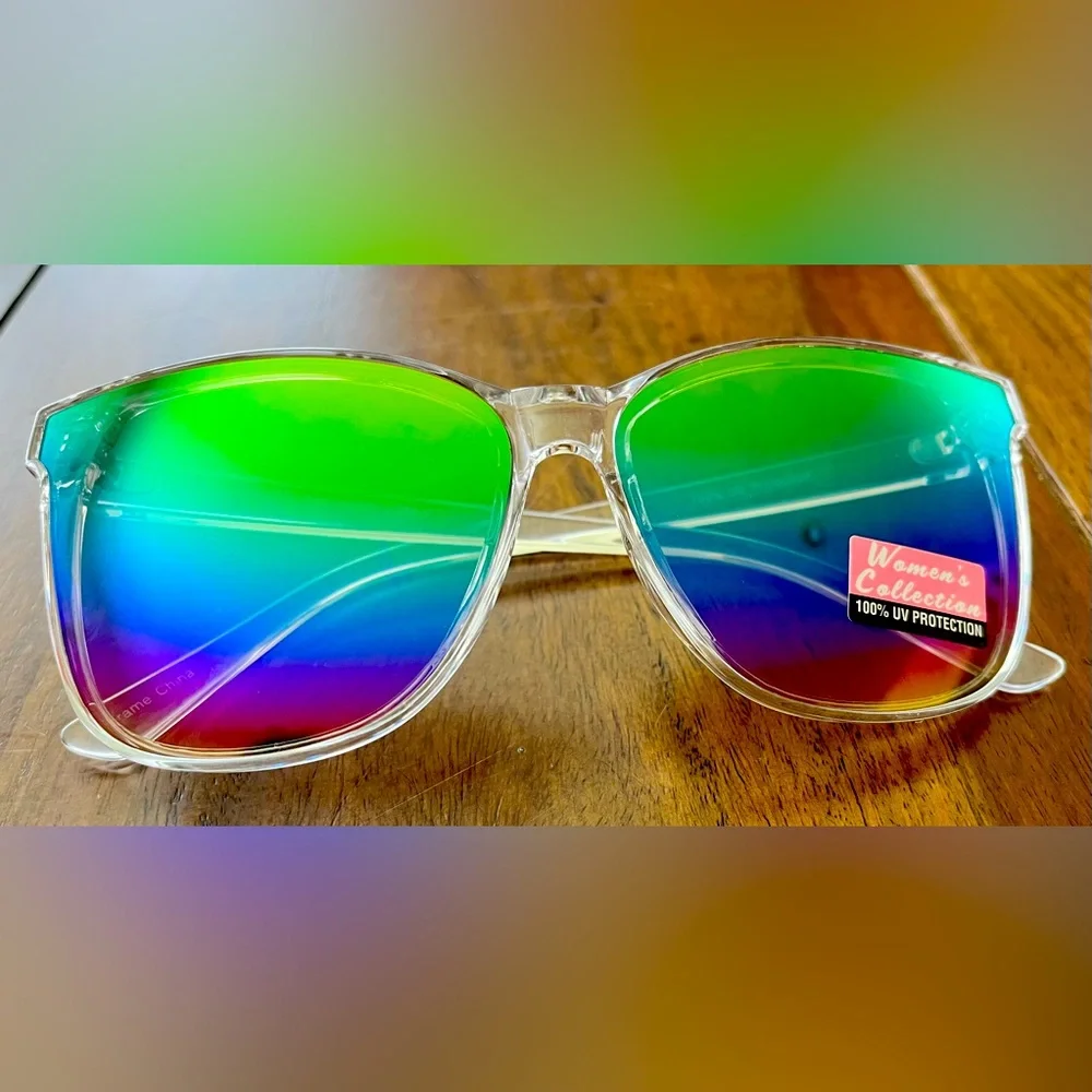 Clear Polarized Sunglasses - NWT